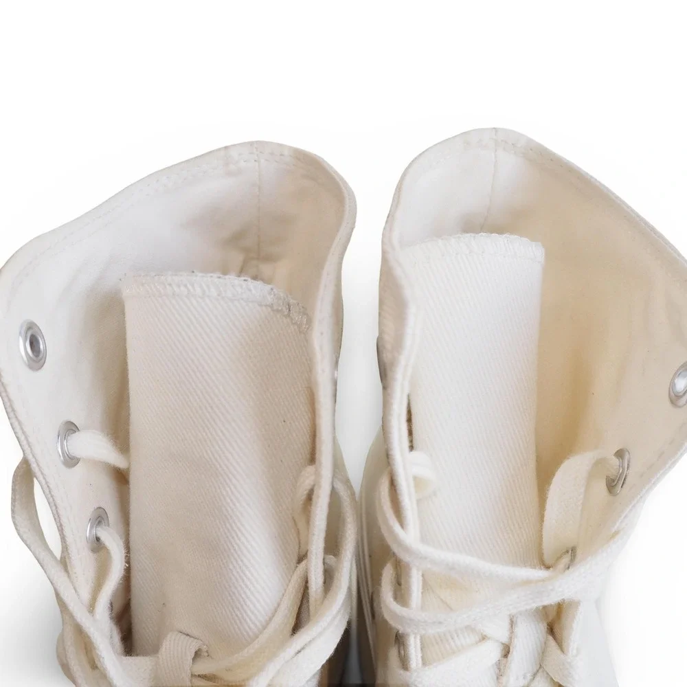 Converse Chuck 70 De Luxe Heel Hi Platform A05348C Egret Mens 11 Womens 13